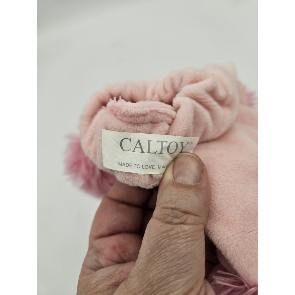 Caltoy Pink Unicorn Plush Gold Horn White Hooves‎ 14" Fantasy Stuffed Toy - Picture 5 of 7